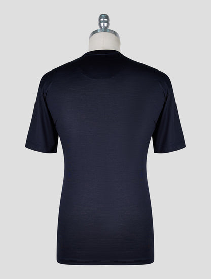 Marco Pescarolo Dark Blue Virgin Wool T-Shirt