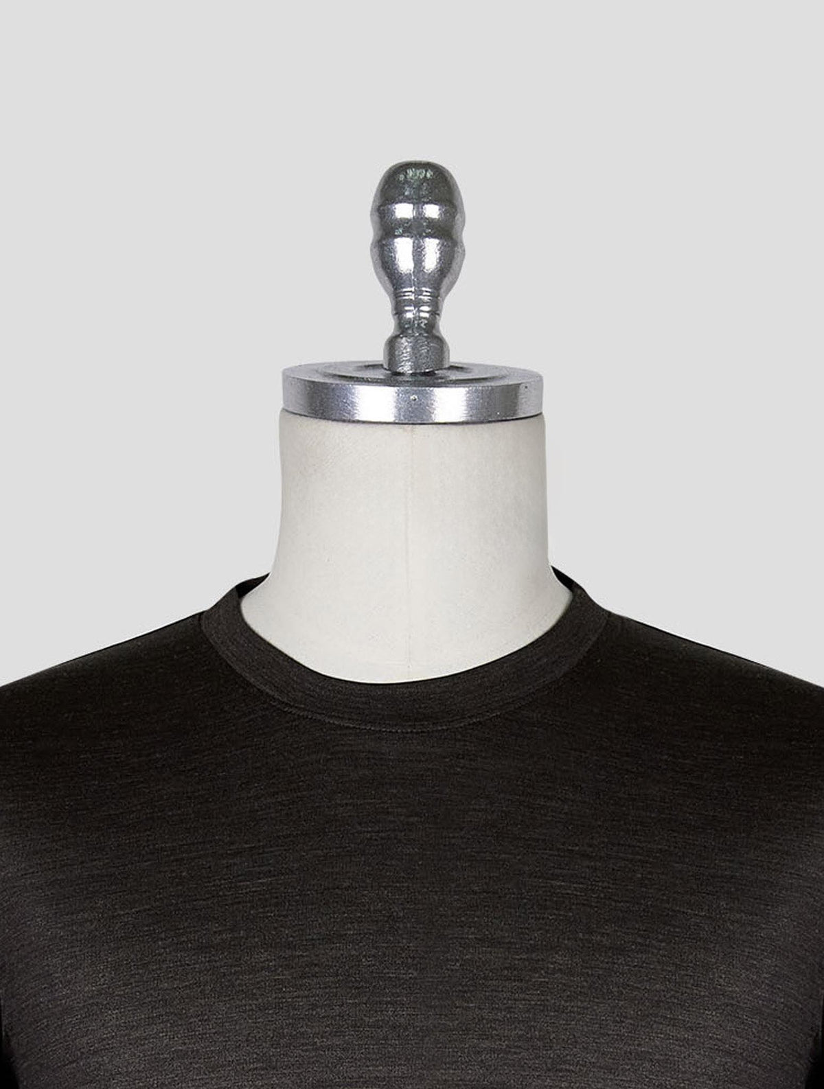 Marco Pescarolo Dark Brown Virgin Wool T-Shirt