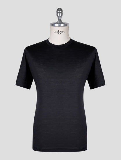Marco Pescarolo Black Virgin Wool T-Shirt