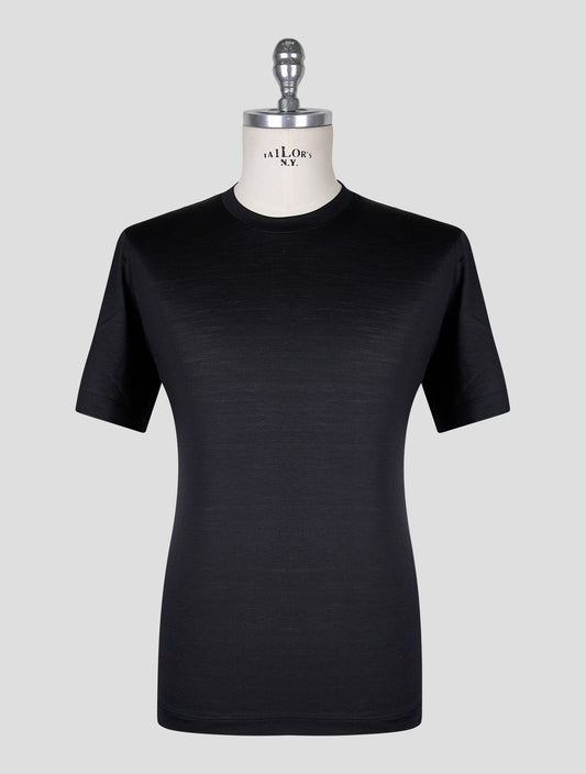 Marco Pescarolo Black Virgin Wool T-Shirt