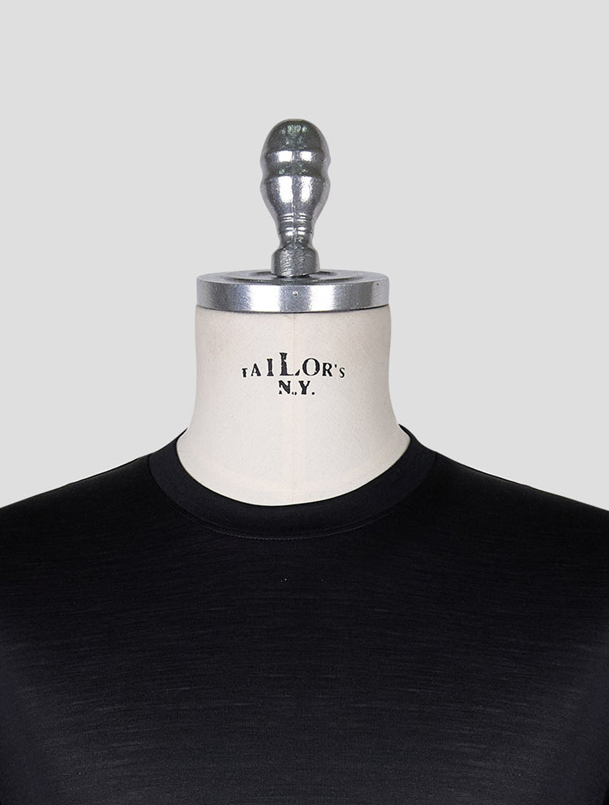 Marco Pescarolo Black Virgin Wool T-Shirt