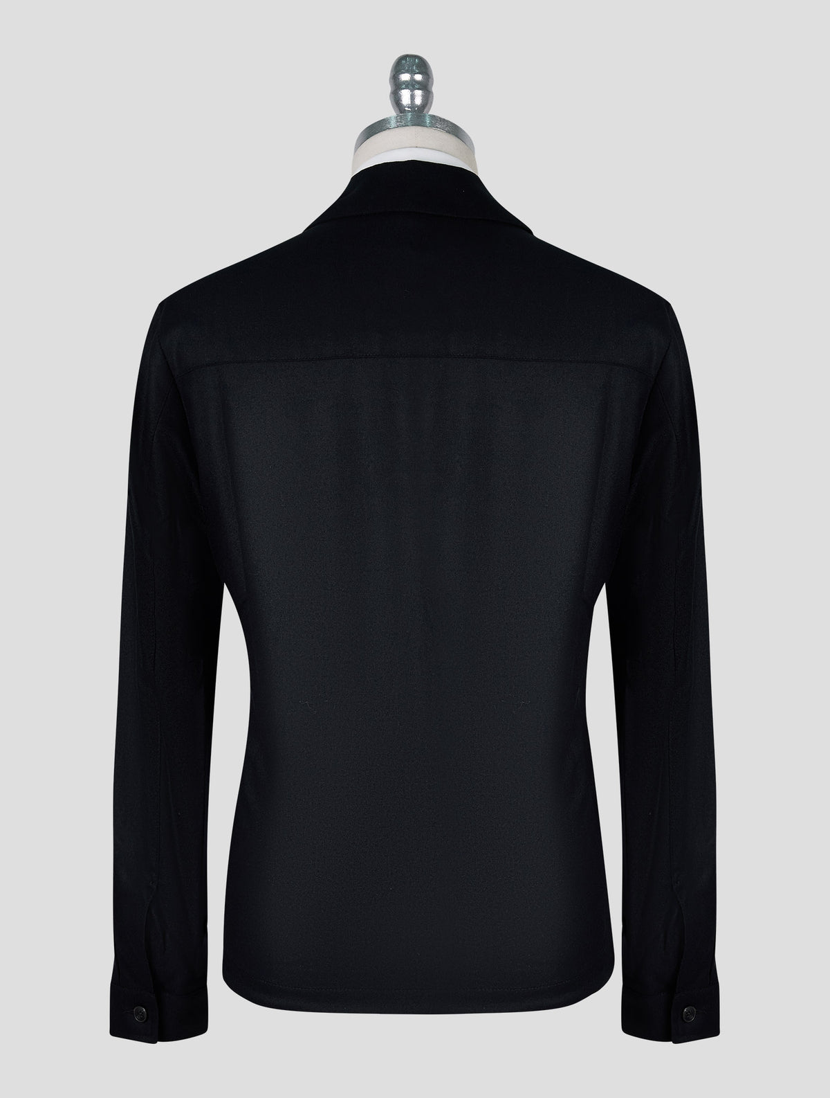 Marco Pescarolo Black Virgin Wool Cashmere Ea Coat