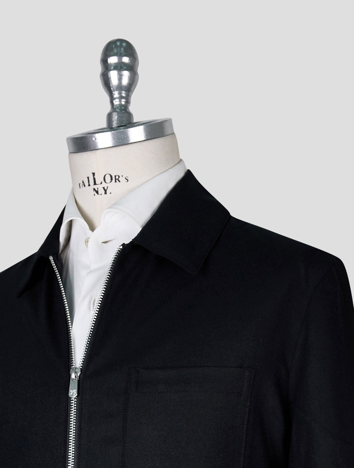 Marco Pescarolo Black Virgin Wool Cashmere Ea Coat