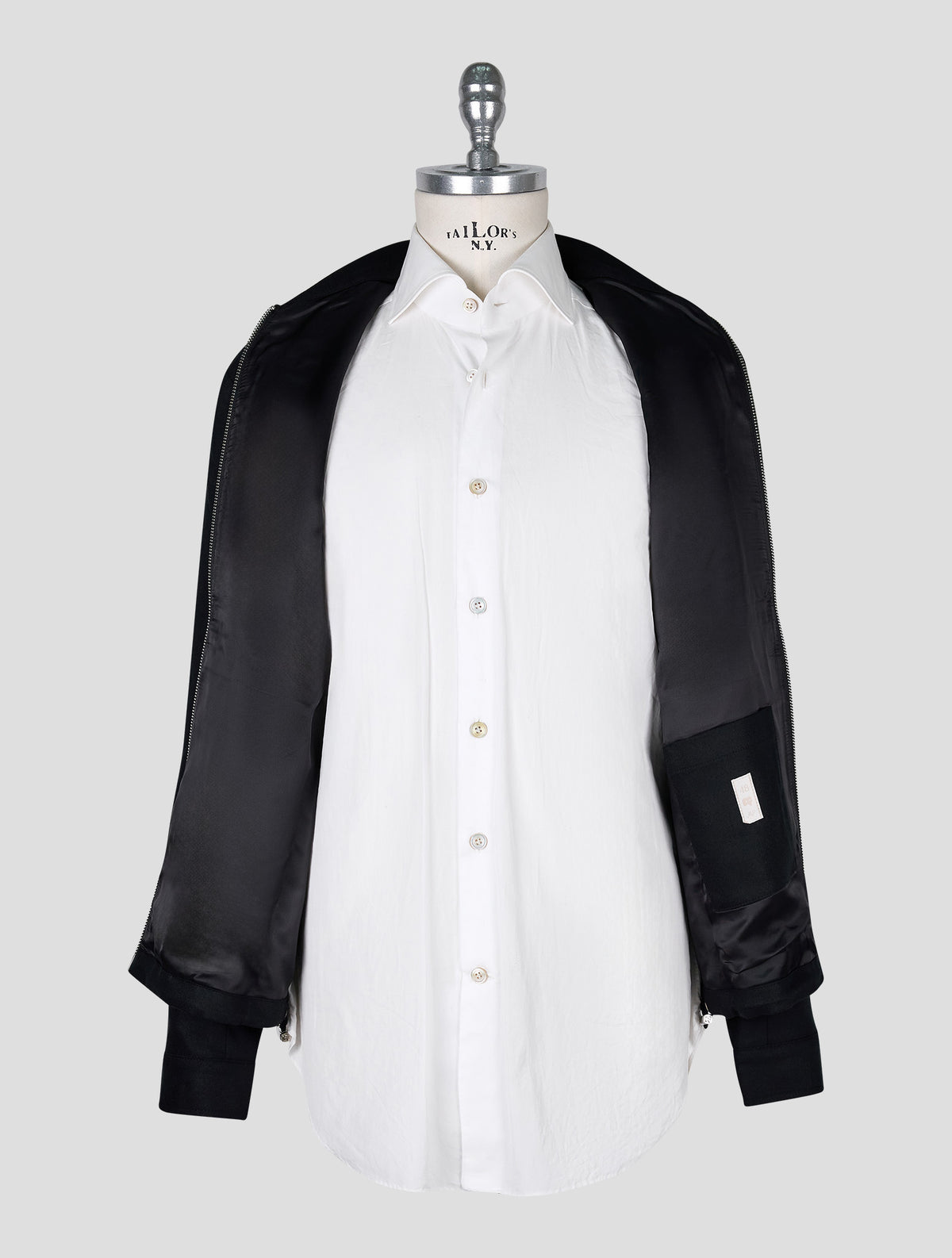 Marco Pescarolo Black Virgin Wool Cashmere Ea Coat