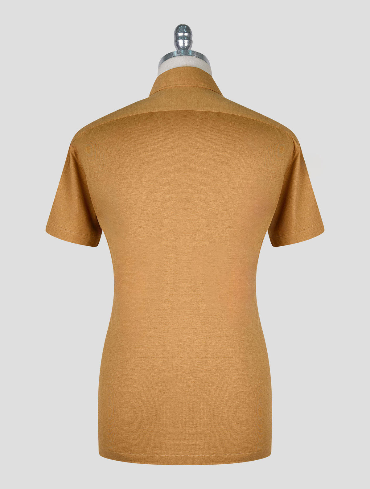 Kiton Camel Silk Cotton Positano Polo