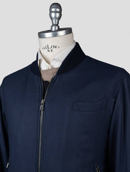 Isaia Blue Vicuna Coat