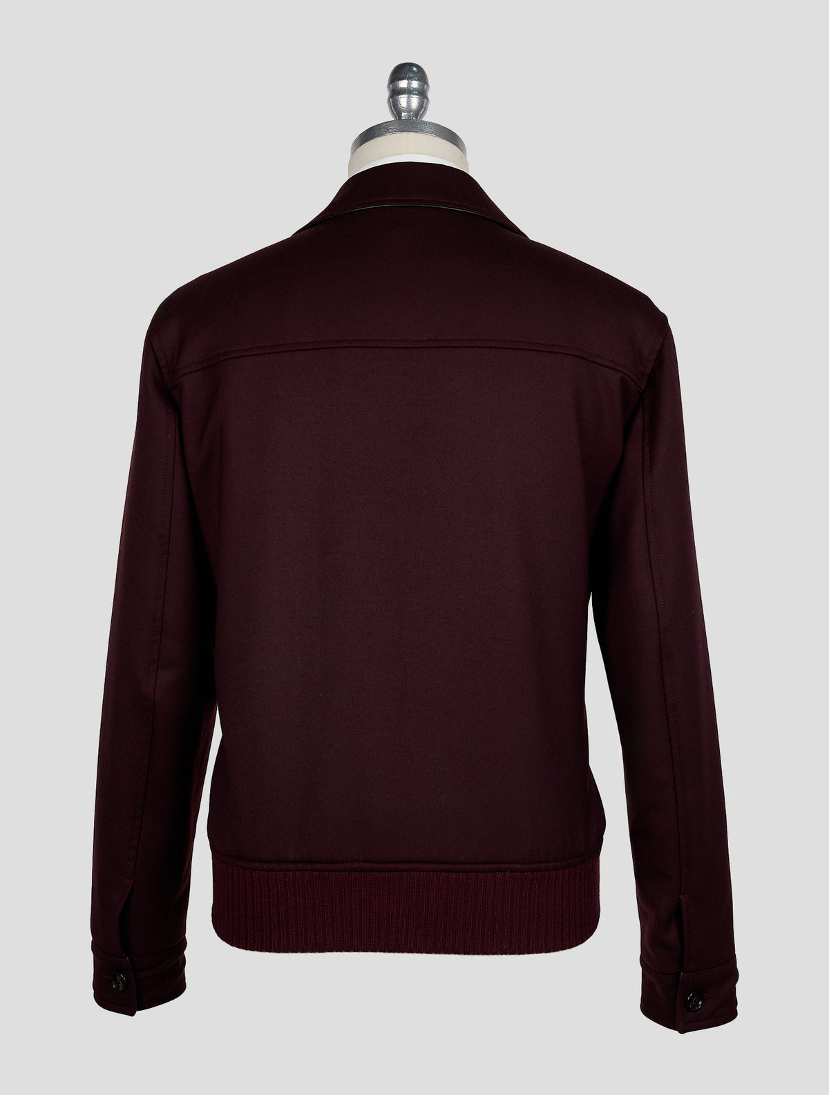 Isaia Wine Wool Ea Pa Coat