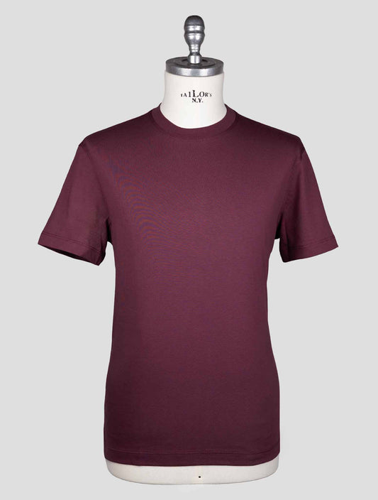 Kired Burgundy Cotton T-Shirt