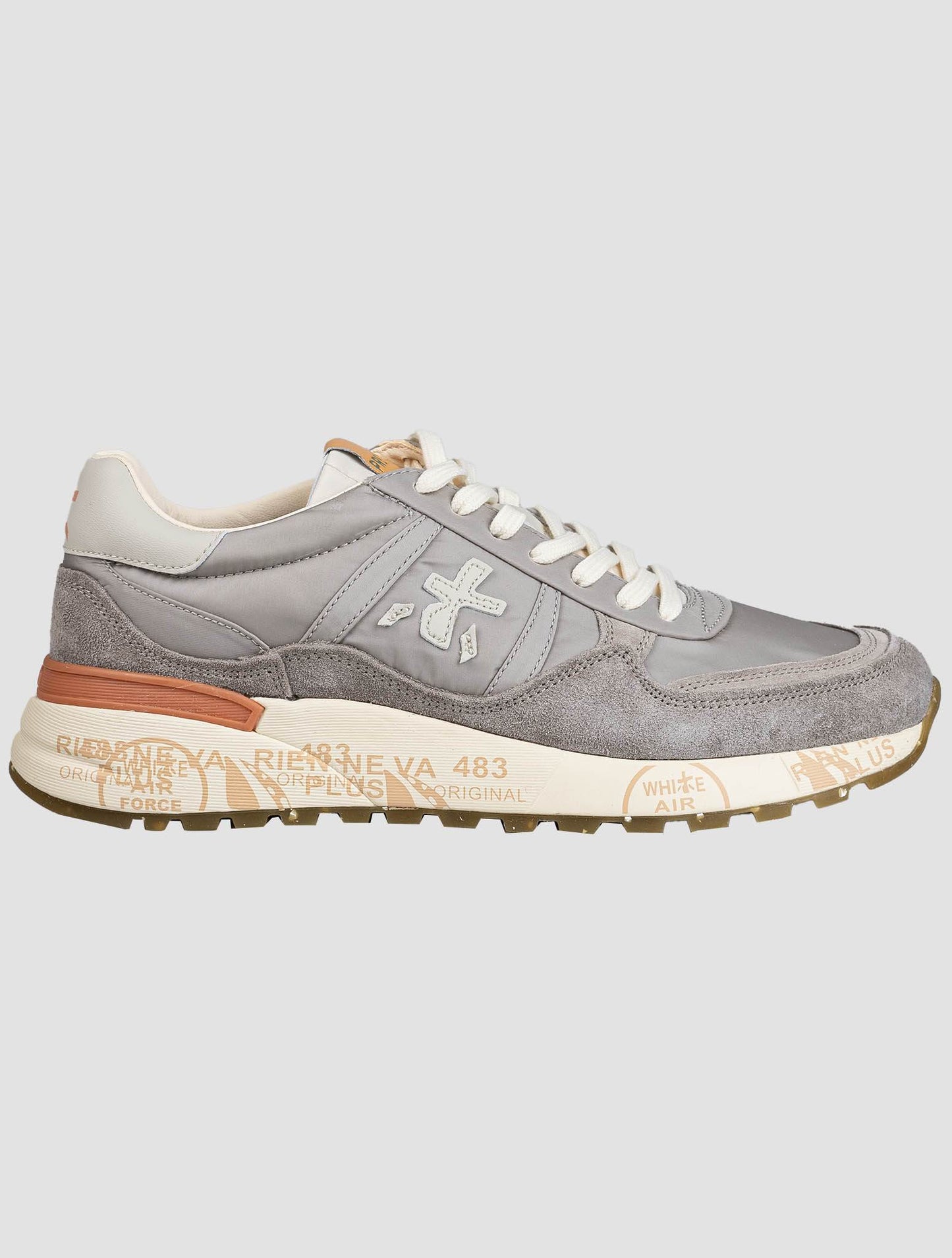 Prisvindende Taupe Leather Suede Pa Pu Sneakers