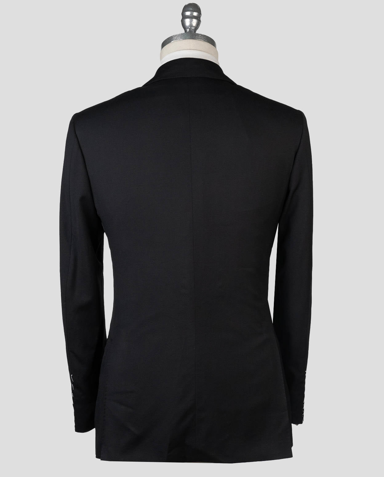 Kiton Black Virgin Wool Suit