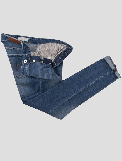 Brunello Cucinelli Blå Cotton Ea Jeans