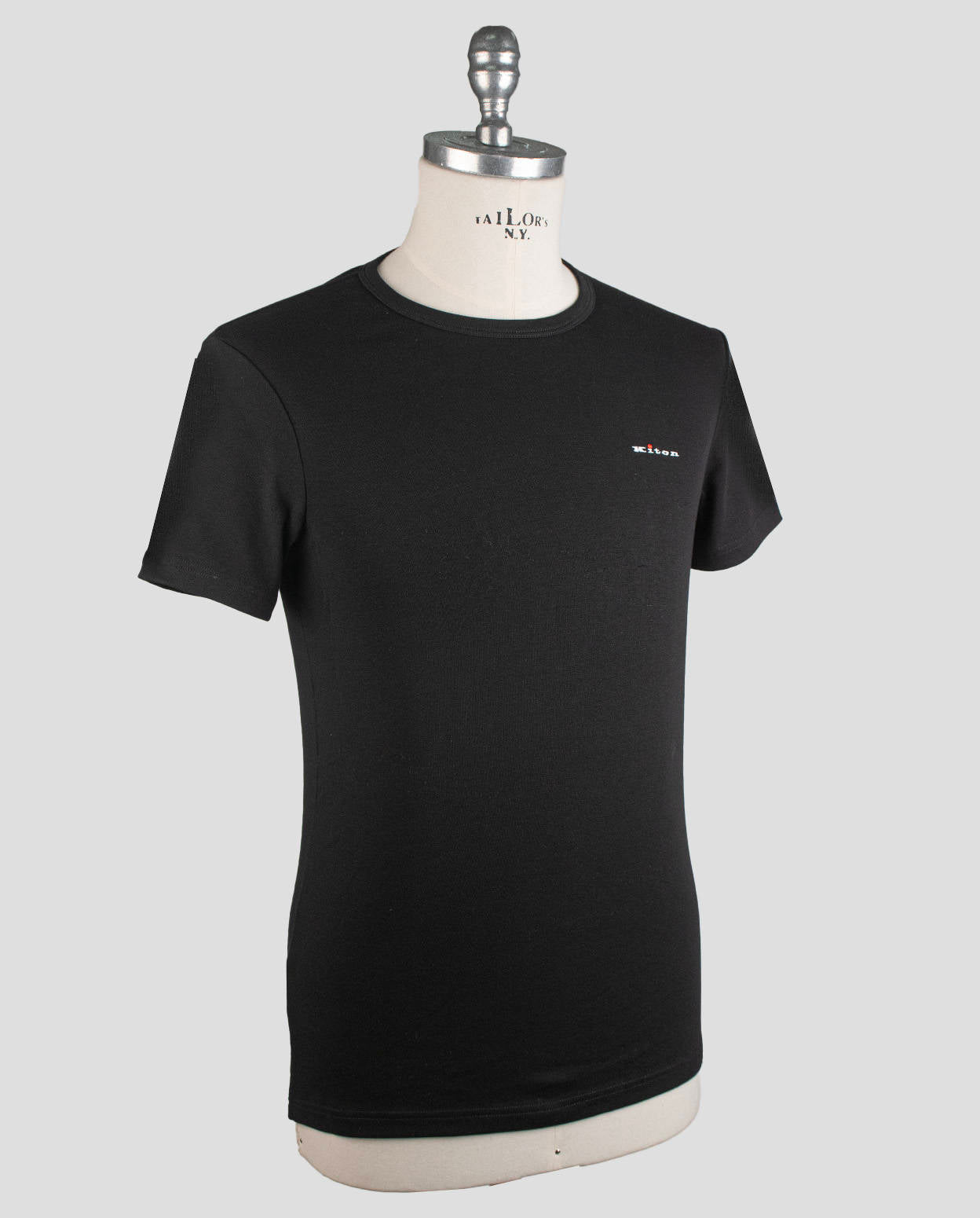 Kiton Black Cotton Ea T-Shirt Underwear