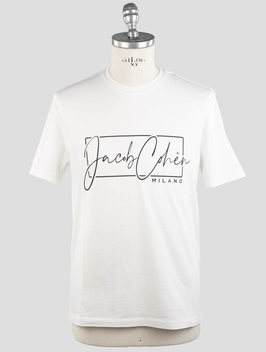 Jacob Cohen-T-shirt en coton blanc