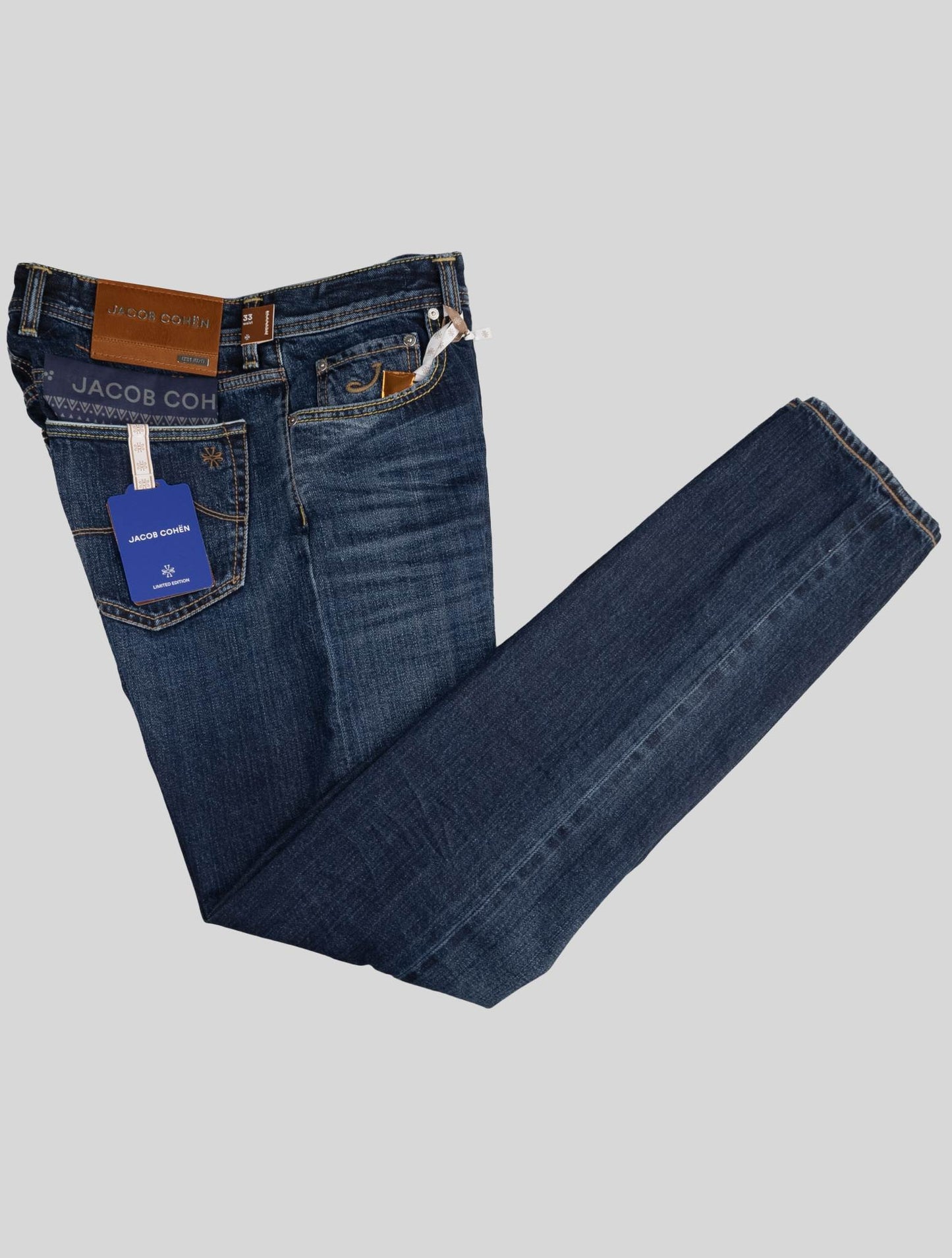 Jacob Cohen Blue Cotton Jeans Limited Edition