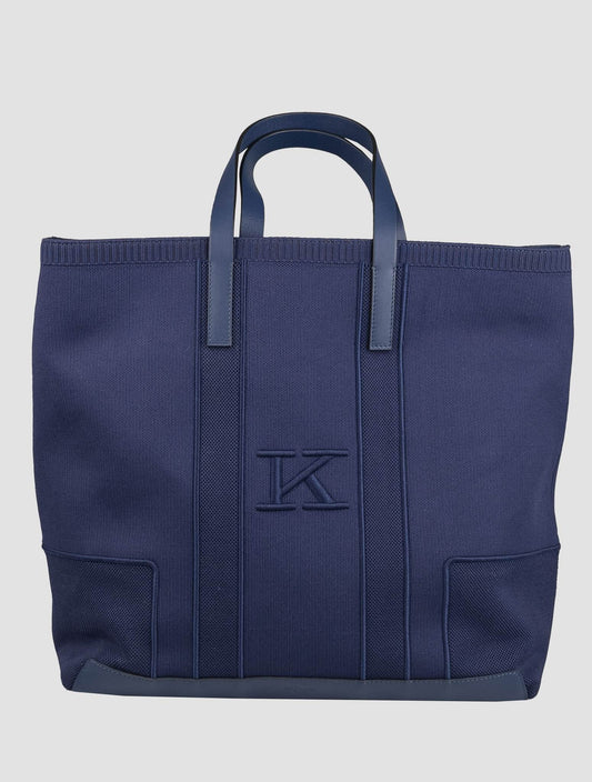 Kiton blue plda ea bag
