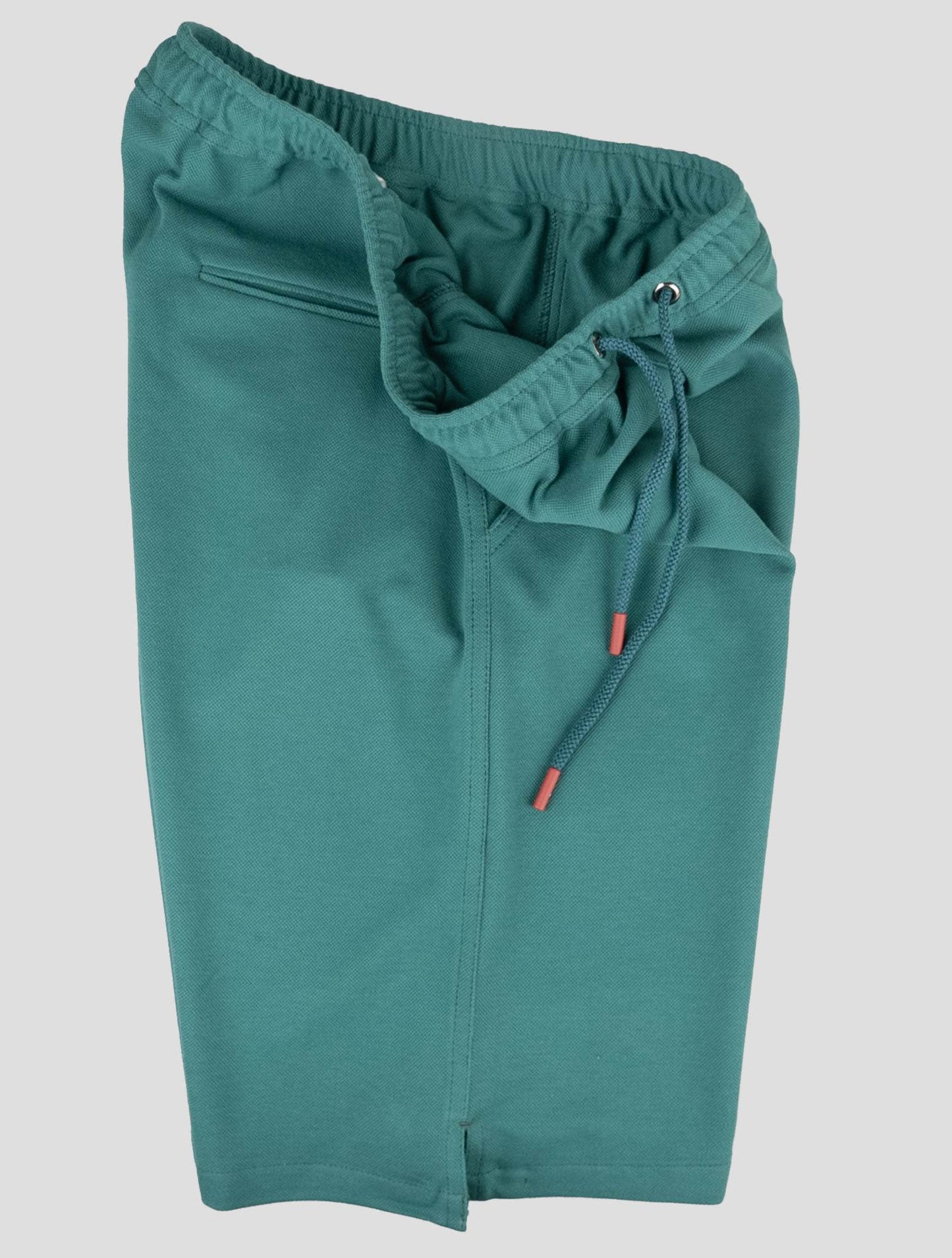 Kiton zelené bavlněné krátké kalhoty
