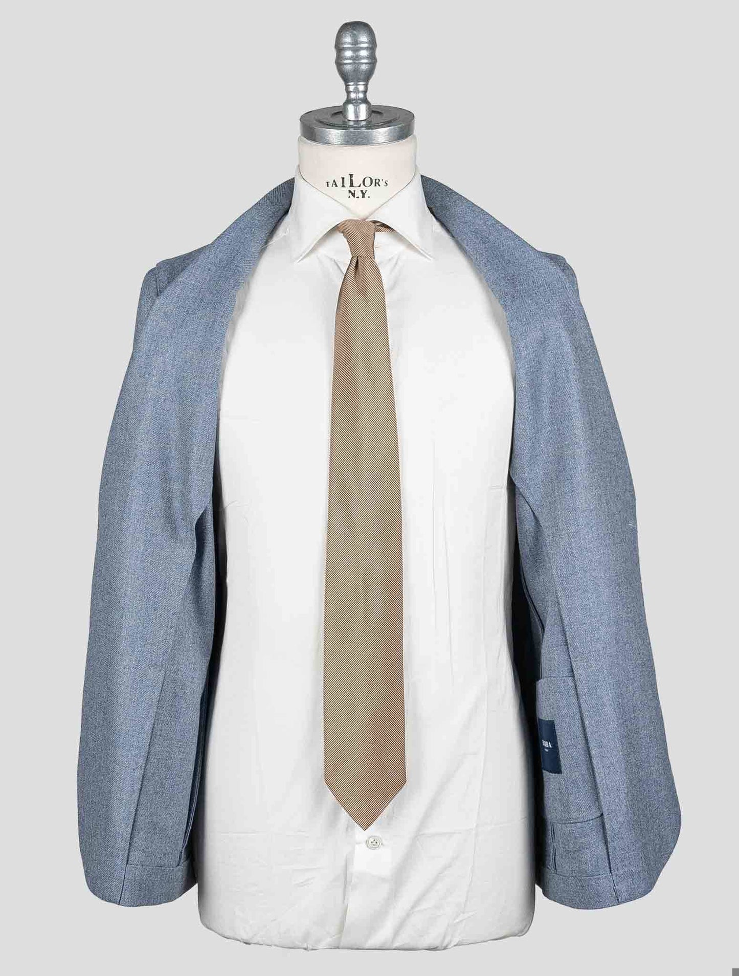 Barba Napoli Light Blue Wool Cashmere Blazer