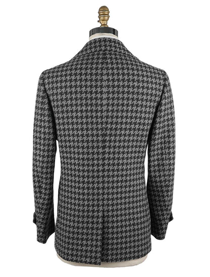 Isaia Gray Wool Cashmere Coat