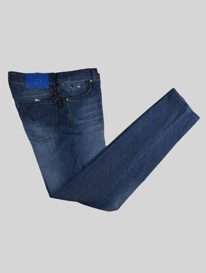 Marco Pescarolo Algodão Azul Ea Jeans