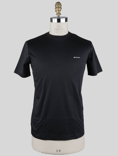Kiton Svart Bomull T-shirt