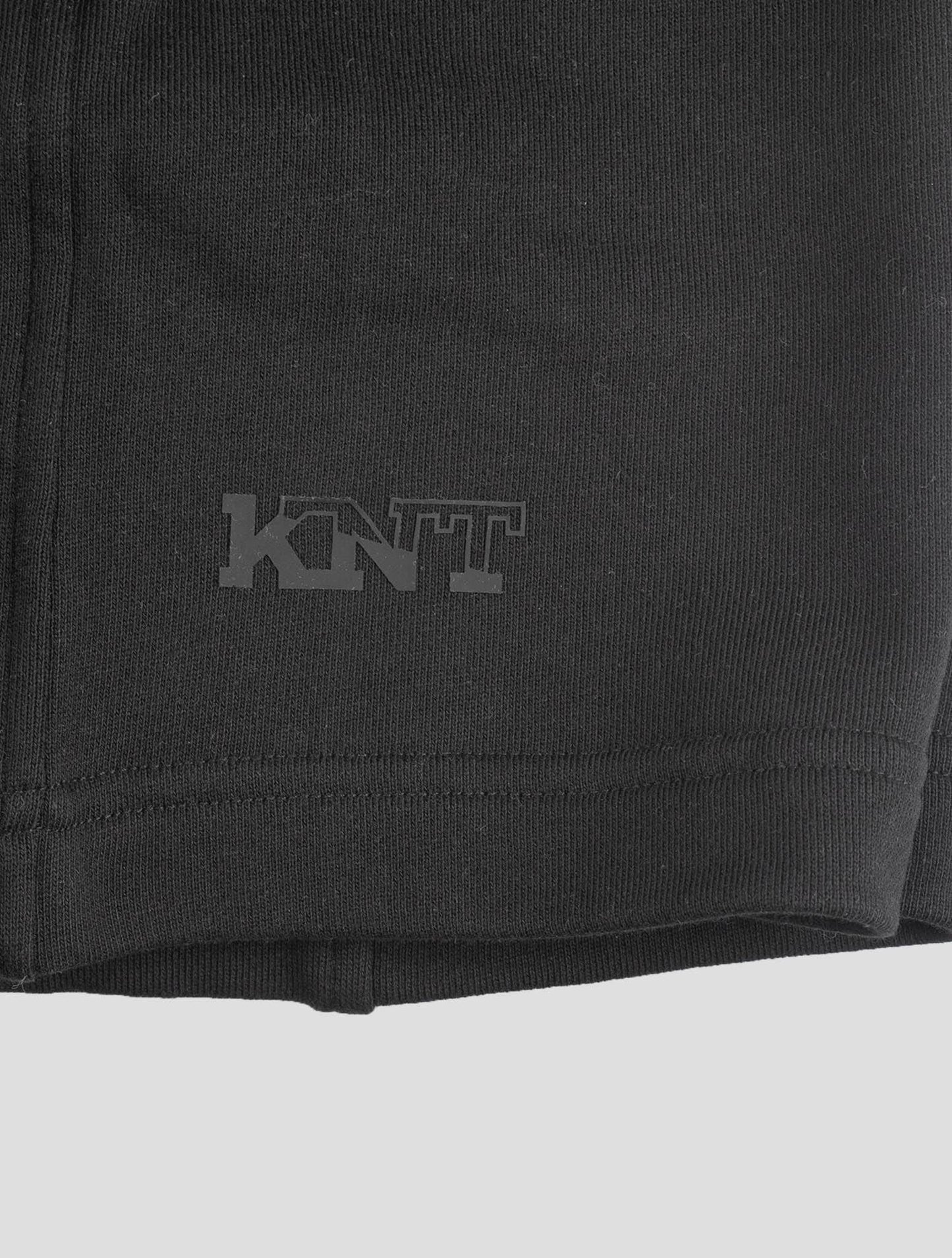 KNT Kiton سروال قصير من القطن الأسود