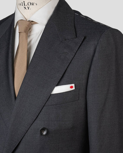 Kiton Gray Virgin Wool 140's Suit