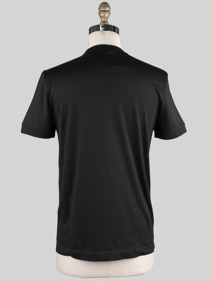 Kiton KNT Black Cotton T-shirt