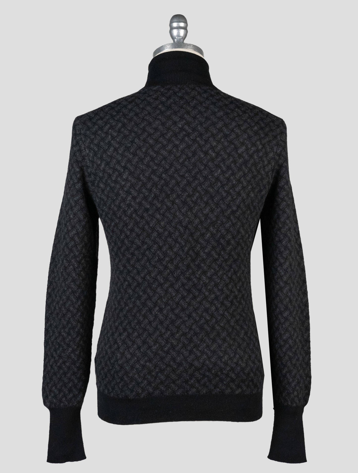 Drumohr Gray Cashmere Sweater Turtleneck