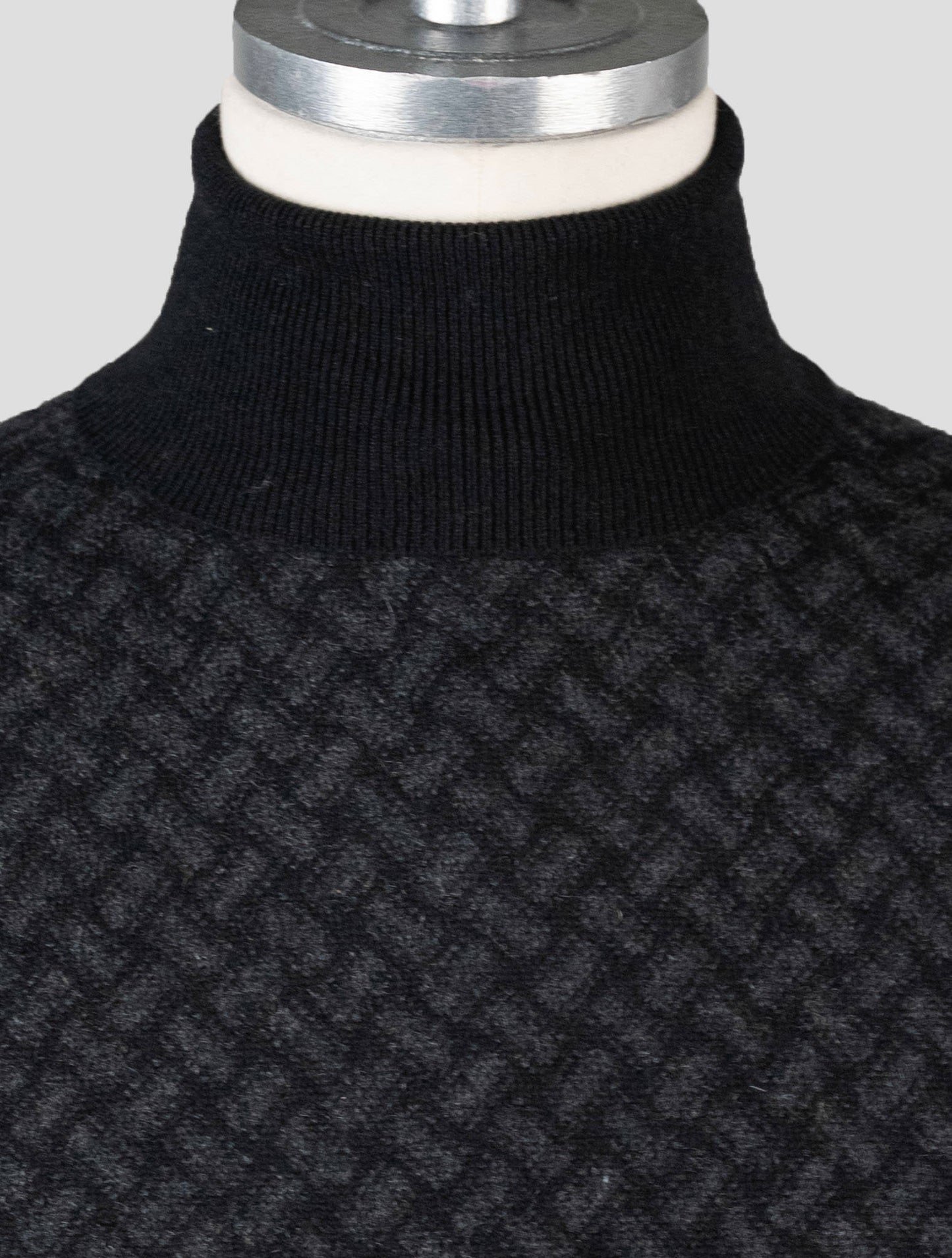 Drumohr Gray Cashmere Sweater Turtleneck