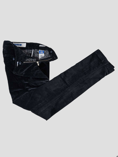 Jacob Cohen Blue Cotton Md Ea Velvet Pants