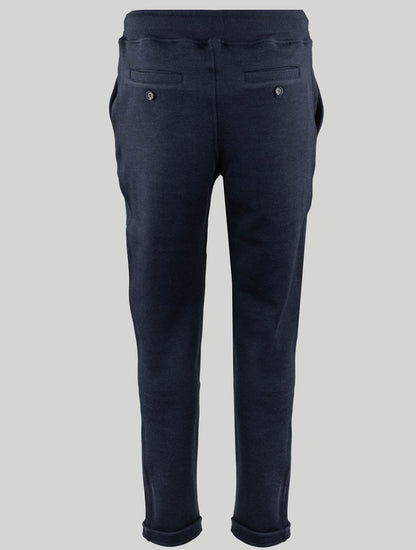 Isaia Blue Wool Cotton Pa Tracksuit