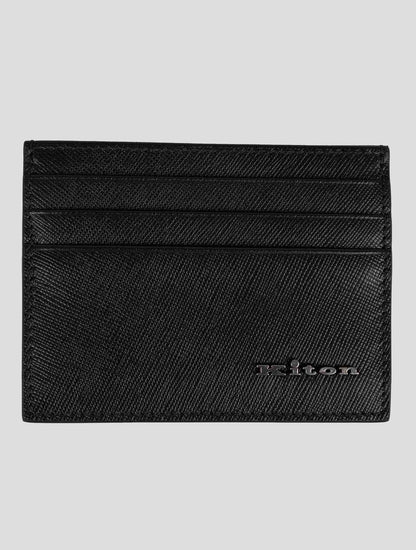 Kiton Black Leather Document Holder