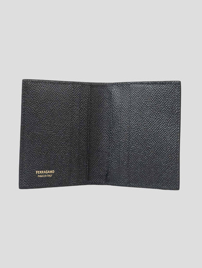 Ferragamo Black Leather Document Holder