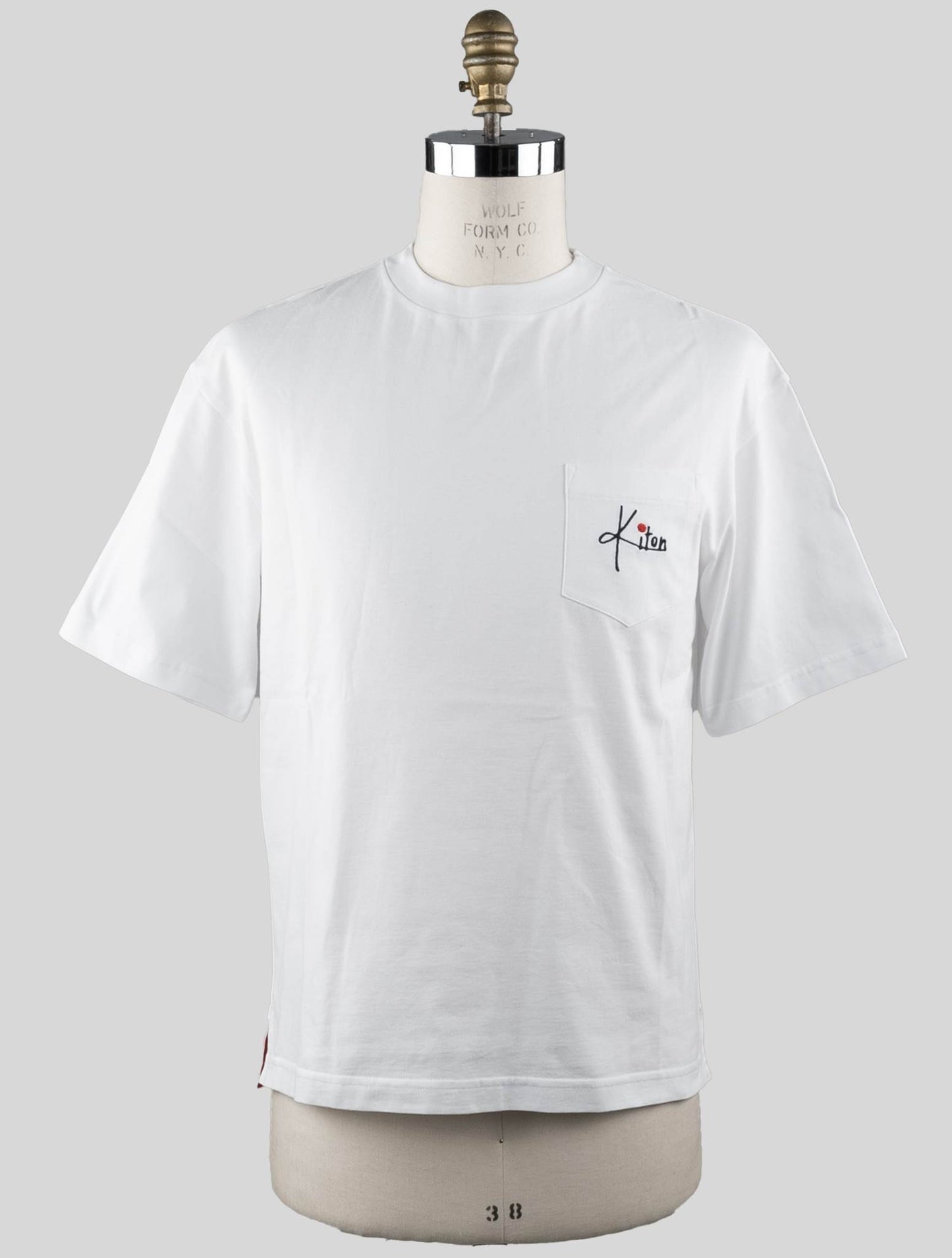 Kiton wit katoen T-shirt