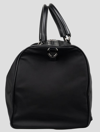 Kiton Black Pa Pc Leather Travelbag