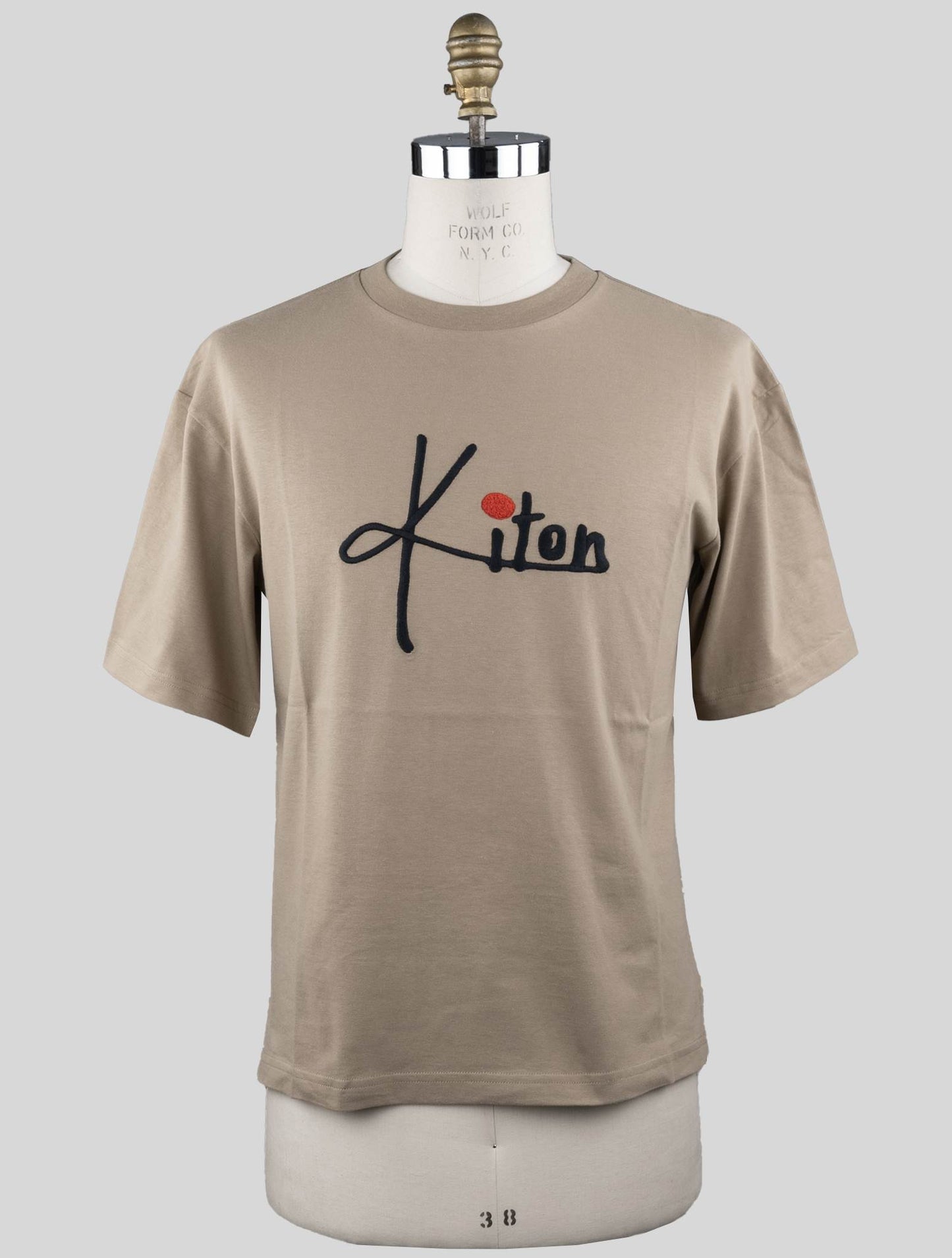 Kiton Beige Cotton T-shirt