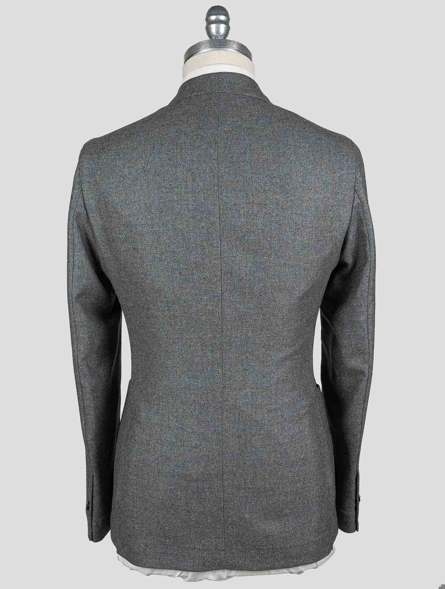 Barba Napoli Gray Virgin Wool Cashmere Blazer