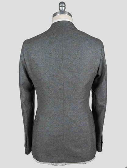 Barba Napoli Gray Virgin Wool Cashmere Blazer