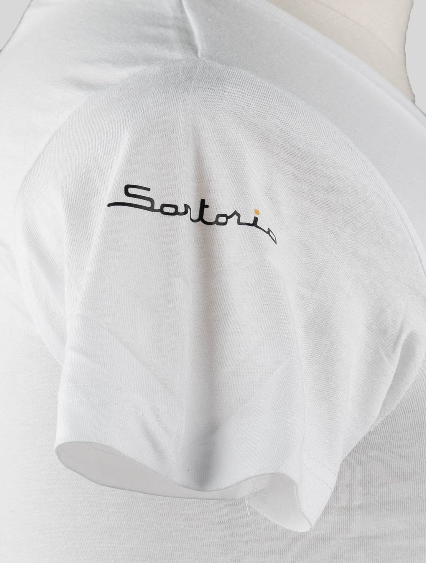 Sartorio napoli baltos medvilnės specialaus leidimo marškinėliai
