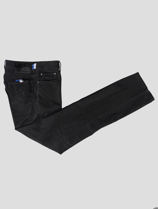 Jacob Cohen Jeans de Algodão Preto E Veludo