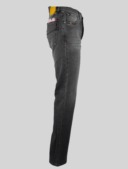 Marco Pescarolo Gray Cotton Ea Jeans