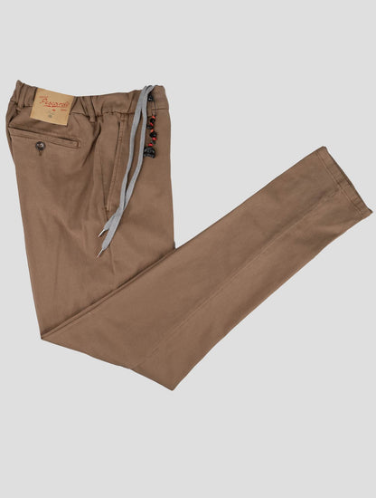 Marco Pescarolo Brown Lycra Cotton Ea Pants
