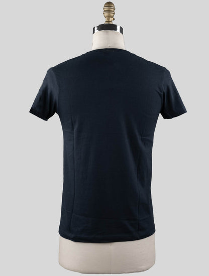 Sartorio Napoli Blue Navy Cotton T-shirt Special Edition
