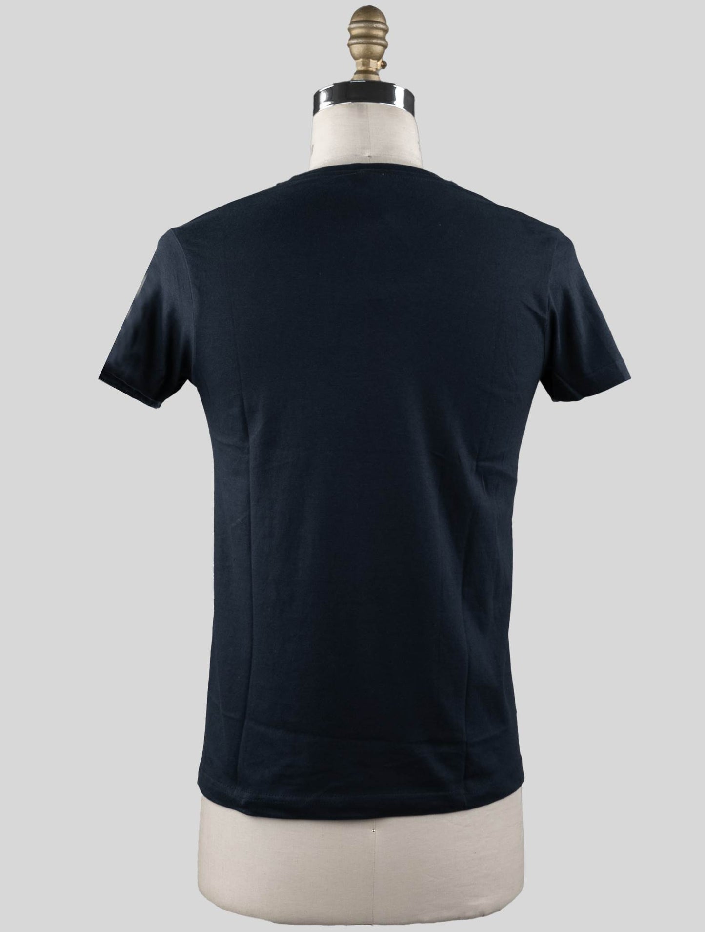 Sartorio Napoli Blauw Marine Katoen T-shirt Special Edition