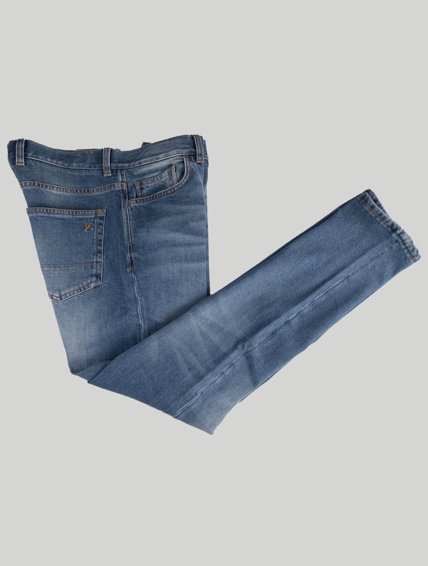 Isaia Lichtblauw Katoen Ea Jeans