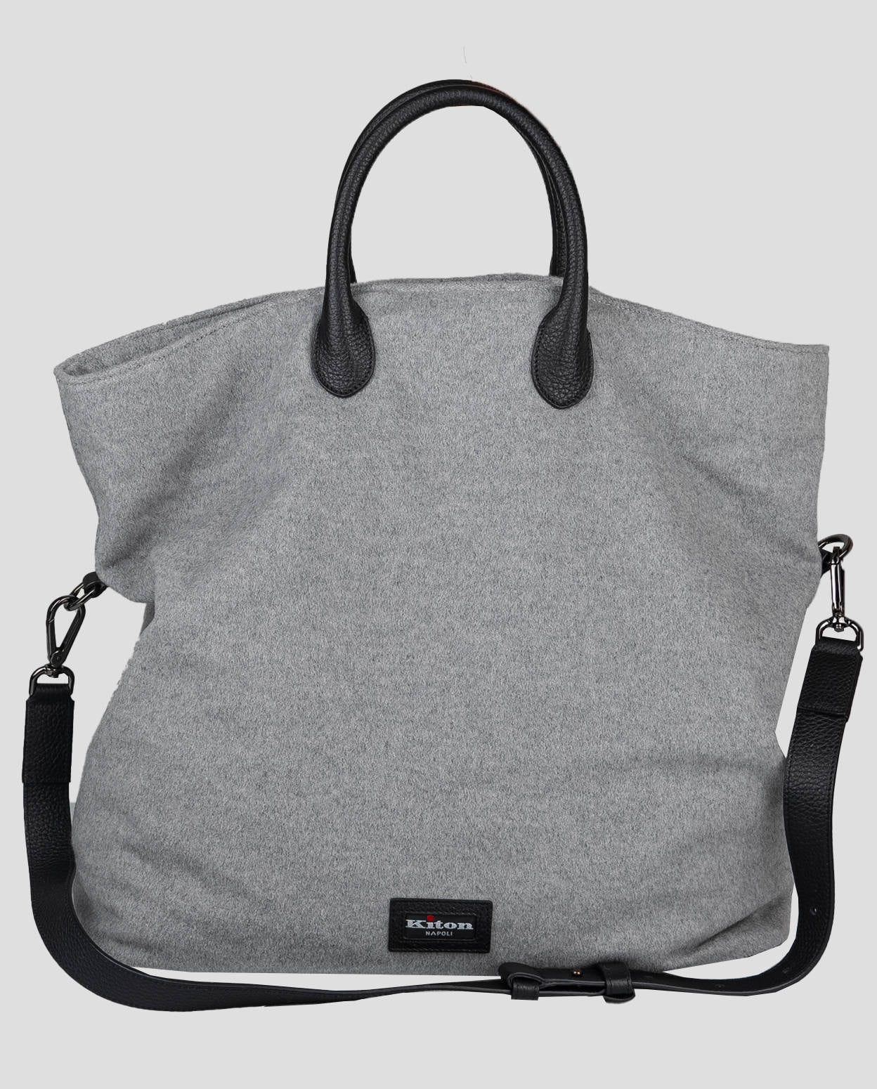 Bolso Kiton Cachemira Gris