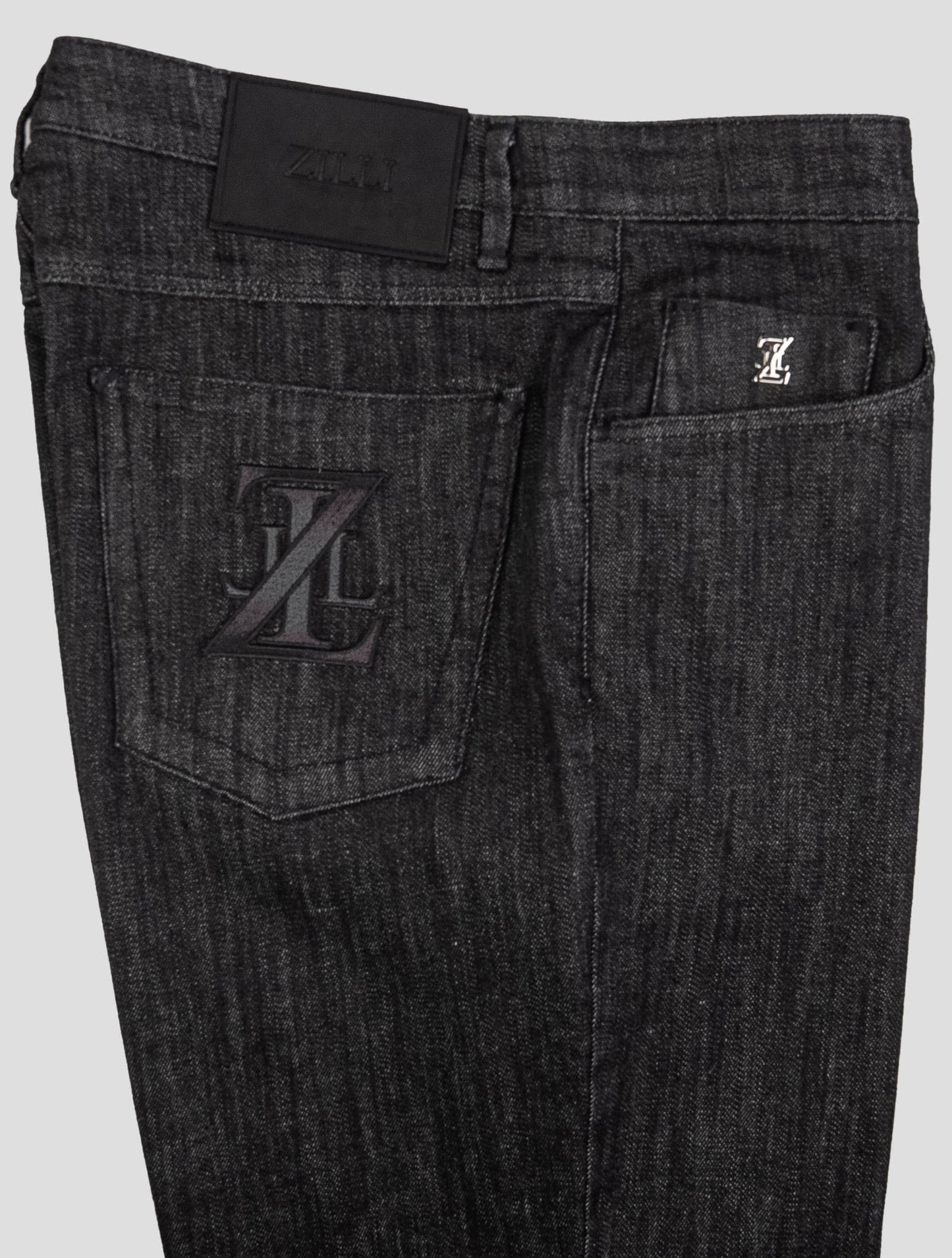 Zilli Black Cotton Ea Jeans