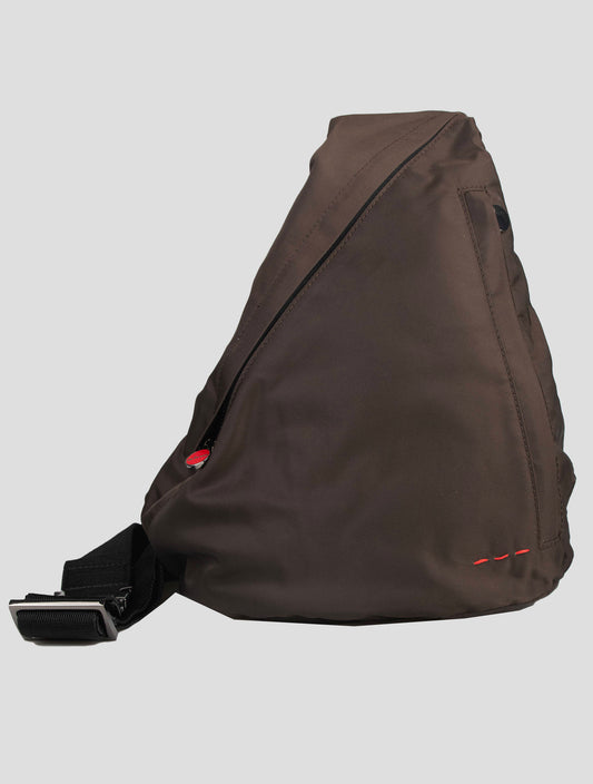 Kiton Brown Pa Pl Single-Shoulder Backpack