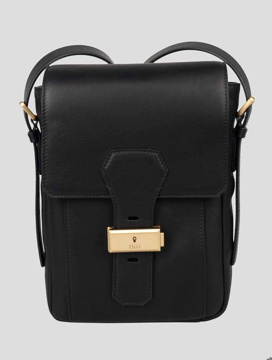 Zilli Black Leather Bag