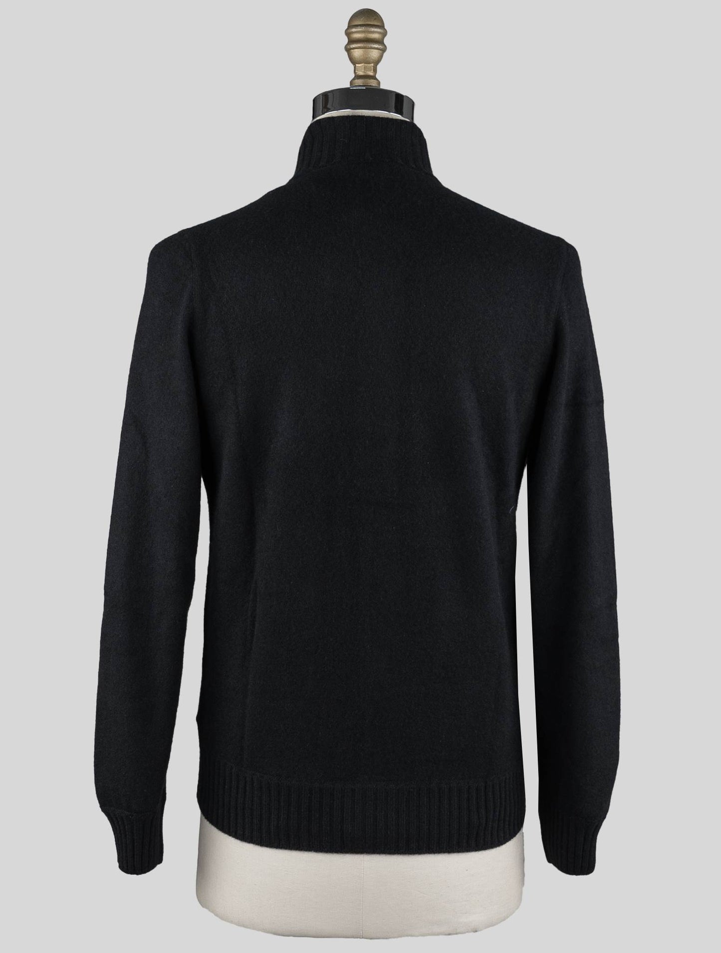 Barba Napoli Black Cashmere Sweater Cardigan